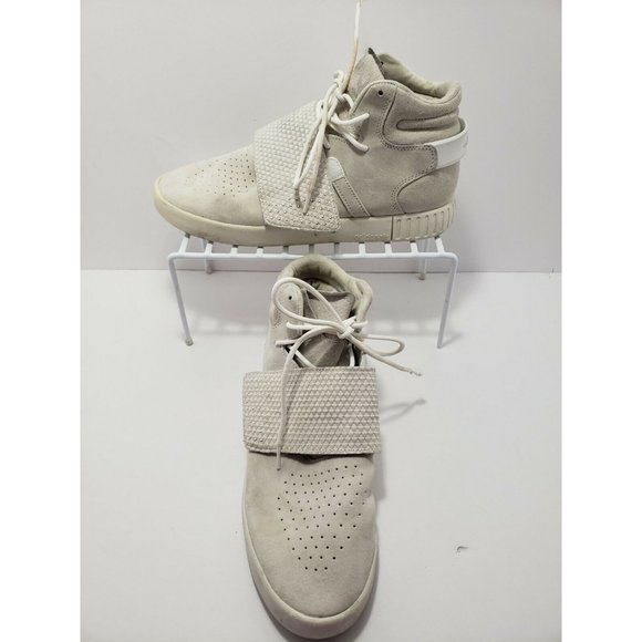Adidas Tubular Invader Strap, BB5038, White, Men's Casual Shoes, Size 10